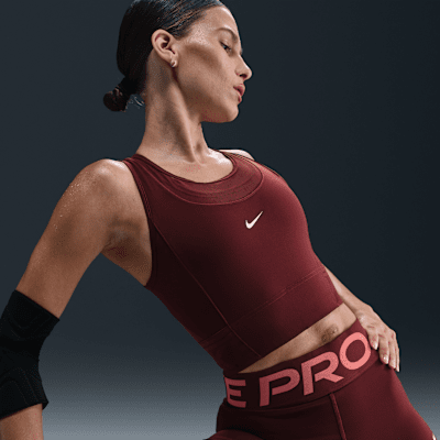 Nike Pro Women's Dri-FIT Cropped Tank Top. Nike.com